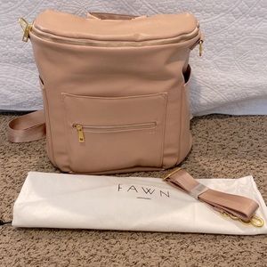 Fawn design backpack originalal blush pink